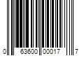 Barcode Image for UPC code 063600000177