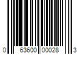 Barcode Image for UPC code 063600000283