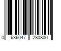 Barcode Image for UPC code 0636047280800