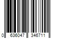 Barcode Image for UPC code 0636047346711