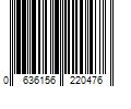 Barcode Image for UPC code 0636156220476