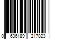 Barcode Image for UPC code 0636189217023