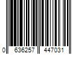 Barcode Image for UPC code 0636257447031