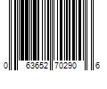 Barcode Image for UPC code 063652702906