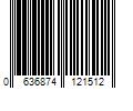 Barcode Image for UPC code 0636874121512