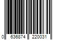 Barcode Image for UPC code 0636874220031