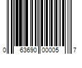 Barcode Image for UPC code 063690000057