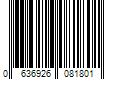 Barcode Image for UPC code 0636926081801