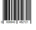 Barcode Image for UPC code 0636943452721