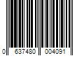 Barcode Image for UPC code 0637480004091