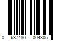 Barcode Image for UPC code 0637480004305