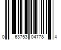 Barcode Image for UPC code 063753047784