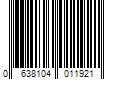 Barcode Image for UPC code 0638104011921