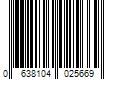 Barcode Image for UPC code 0638104025669