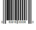 Barcode Image for UPC code 063816000060