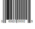 Barcode Image for UPC code 063820000025