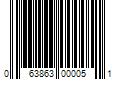 Barcode Image for UPC code 063863000051