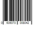 Barcode Image for UPC code 0639370008042