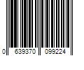 Barcode Image for UPC code 0639370099224