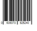 Barcode Image for UPC code 0639370925240