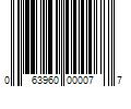 Barcode Image for UPC code 063960000077