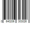 Barcode Image for UPC code 0640206303026