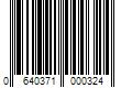 Barcode Image for UPC code 0640371000324