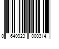 Barcode Image for UPC code 0640923000314