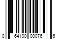 Barcode Image for UPC code 064100000766