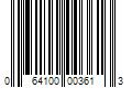 Barcode Image for UPC code 064100003613