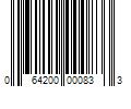 Barcode Image for UPC code 064200000833