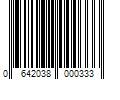 Barcode Image for UPC code 0642038000333