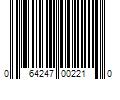 Barcode Image for UPC code 064247002210