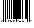 Barcode Image for UPC code 064247003606