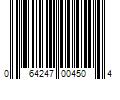 Barcode Image for UPC code 064247004504