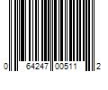 Barcode Image for UPC code 064247005112