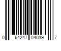 Barcode Image for UPC code 064247040397