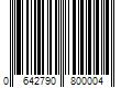 Barcode Image for UPC code 0642790800004