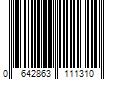 Barcode Image for UPC code 0642863111310