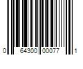 Barcode Image for UPC code 064300000771