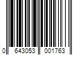 Barcode Image for UPC code 0643053001763