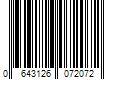 Barcode Image for UPC code 0643126072072