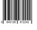 Barcode Image for UPC code 0643126972242