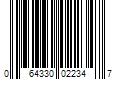 Barcode Image for UPC code 064330022347