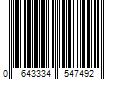 Barcode Image for UPC code 0643334547492