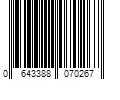 Barcode Image for UPC code 0643388070267