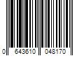 Barcode Image for UPC code 0643610048170