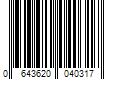 Barcode Image for UPC code 0643620040317