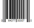 Barcode Image for UPC code 064377000070