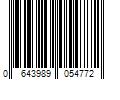 Barcode Image for UPC code 0643989054772